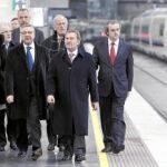 Blanco recorrió ayer la nueva terminal de Atocha junto a Aguirre y Gallarcón