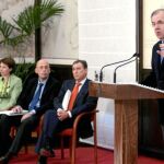 Herrera valora el Informe PISA en presencia de Juan José Mateos, Sánchez-Pascuala y María del Pilar González