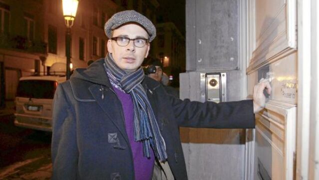 El demócrata flamenco Wouter Beke, ayer, antes de reunirse con el mediador