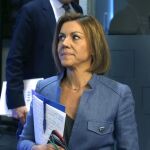 La secretaria general del PP, María Dolores de Cospedal