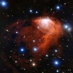 La nube de formación estelar RCW 34