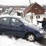La nieve cubría gran parte de las carreteras españolas