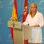 La portavoz del Gobierno regional, Maria Pedro Reverte, en una imagen de archivo reciente