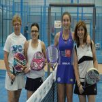Participantes del torneo, junto a Marta Ortega