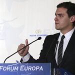 Albert Rivera en su discurso del Foro Nueva Economía