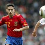 Jesús Navas, autor del único gol de España