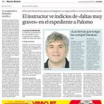 La Comunidad dicta la resolución del expediente en julio: «Ha incurrido en dos faltas muy graves». En septiembre, Palomo es suspendido de empleo y sueldo por dos meses.