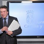 El consejero portavoz de la Junta de Castilla y León, José Antonio de Santiago-Juárez