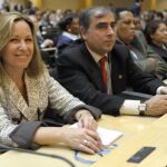 Trinidad Jiménez asiste a la primera jornada de la Asamblea Mundial de la Salud (AMS) en Ginebra