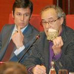 Joselito y el apoderado de José Tomás, Salvador Boix, en la defensa de la Fiesta ante el Parlamento catalán