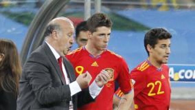 Del Bosque se la juega con Fernando Torres y Jesús Navas