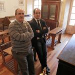 Miguel Ángel Delgado, jefe de estudios, y el director, Ángel Sebastián