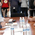 Geroa Bai se reunió ayer con Podemos Navarra en la ronda de contactos para conformar Gobierno