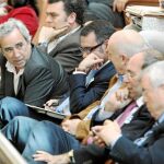 Los alcaldes de Leganés, Alcorcón, Parla, Aranjuez, Fuenlabrada y Getafe ocuparon la tribuna de invitados