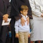 Sor Verónica en la toma de posesión de su hermano, Raúl Berzosa, obispo auxiliar de la diócesis de Oviedo
