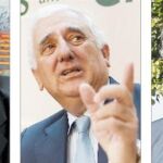 Joan Rosell, Santiago Herrero y Jesús Banegas