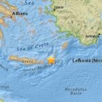 La zona del terremoto