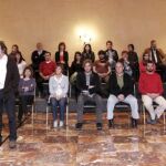 Imagen de archivo de una rueda de prensa de la izquierda abertzale