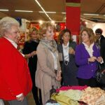 De izda. a dcha, la Infanta Doña Pilar, Esperanza Aguirre y Ana Botella
