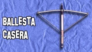Prototipo de ballesta casera
