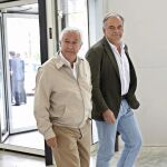 Javier Arenas y Esteban González Pons a su llegada a la presentación del programa para las autonómicas