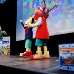 El acto fue presentado por los famosos Lunnis
