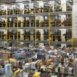 Imagen de archivo de un almacén de Amazon