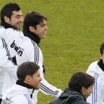 Alrededor de 5.000 aficionados, en el entrenamiento del Real Madrid