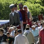 Gigantes y cabezudos en la Pradera de San Isidro en 2019, con motivo de la festividad del patrón de Madrid