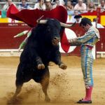 El diestro Arturo Macías en la Feria de Hogueras de San Juan, en Alicante