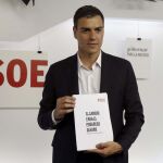 El secretario general del PSOE, Pedro Sánchez