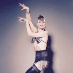 Imagen de La Beti, que participó en la inauguración del London Burlesque Festival