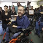 El candidato de Podemos a la presidencia del Gobierno de Aragón, Pablo Echenique.