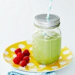 Green Smoothie con frambuesas