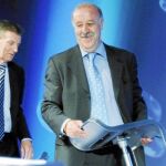 Vicente Del Bosque fue el gran protagonista de la Conferencia de Entrenadores que se clausuró ayer en Madrid