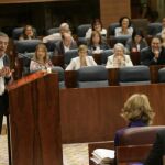 Gregorio Gordo, durante su intervención en la Asamblea