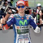 Jorge Lorenzo celebra su victoria