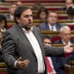El líder de ERC, Oriol Junqueras