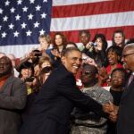 El presidente de EE.UU., Barack Obama, en un discurso en Cleveland (Ohio)