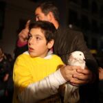 4.000 personas se concentran en Almendralejo para que se repongan los crucifijos