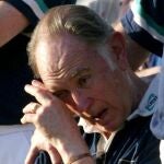 Javier Methol durante un homenaje a sus compañeros fallecidos