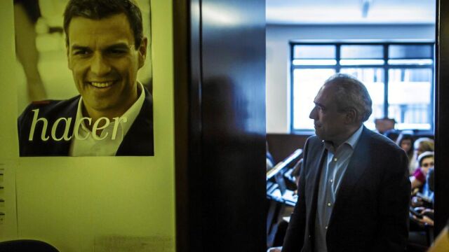 Simancas, presidente de la gestora del PSM, ayer en Callao