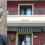 Fachada del edificio de la localidad de Lasarte en cuyo tercer piso vive la madre de Rafael Díez Usabiaga