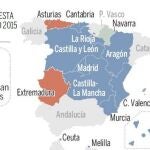 El PP seguirá siendo el más votado en las CC AA pese a la caída en apoyos