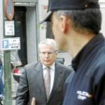 Baltasar Garzón, a su llegada al Supremo, donde permaneció cuatro horas