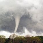 Un tornado asola el norte de Alemania