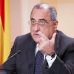 El conseller Nadal tras la reunión semanal del Govern
