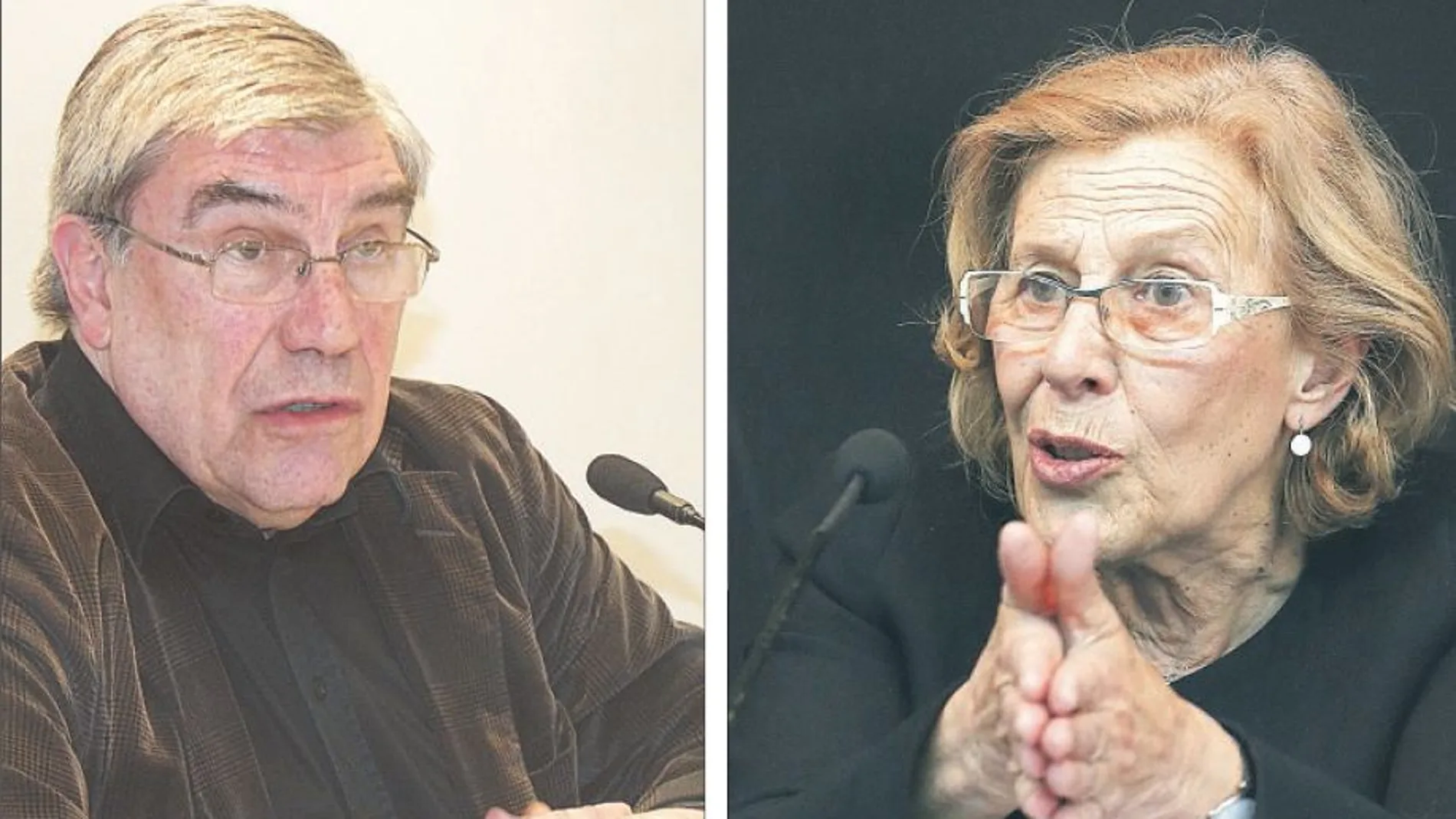 Eduardo Leira es un reconocido arquitecto. La jueza Carmena es candidata de Ahora Madrid