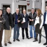 Mar Moreno, Manuel Chaves, José A. Griñán, Rubalcaba, Luis Pizarro, Susana Díaz y Mario Jiménez