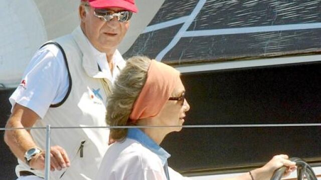 Los Reyes, en Mallorca, durante el verano de 2008